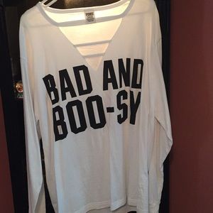 Pink bad and boosy shirt